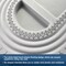 The Bead Board with Clear Cover,Grey Flocked,6 Recessed Compartments,3 U-Shaped Channels,Design Boards for Jewelry Bracelet Necklace Making DIY